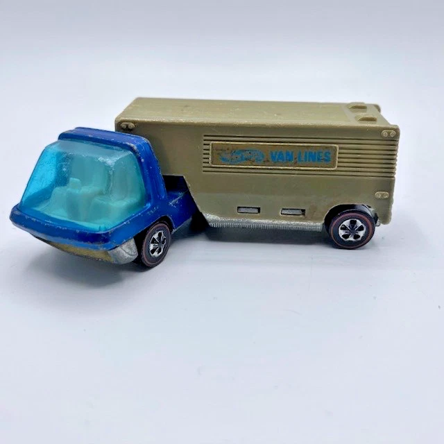 Redline Hotwheels 1969 The Heavy Weights Van lines Original Moving Van - Image 2 of 4