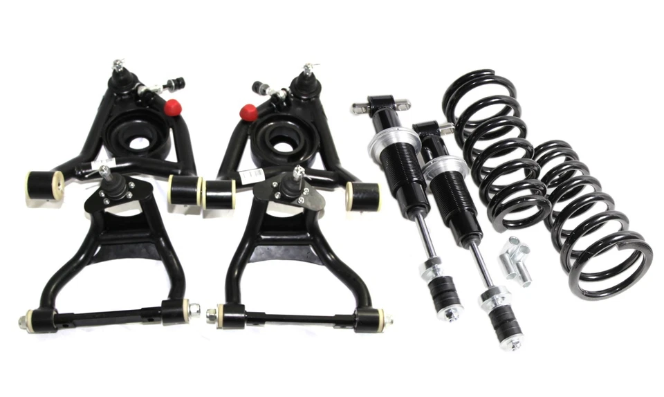 Kit de brazo de control delantero CoilOver y tubular para carrocería 68-72 Chevelle Monte Carlo GTO A Foto 2 de 4