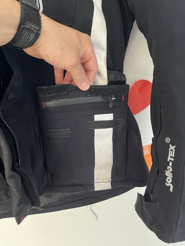 IXS Pacora-ST Herren Motorrad Jacke Touren Textiljacke schwarz-weiß - Bild 2 von 7