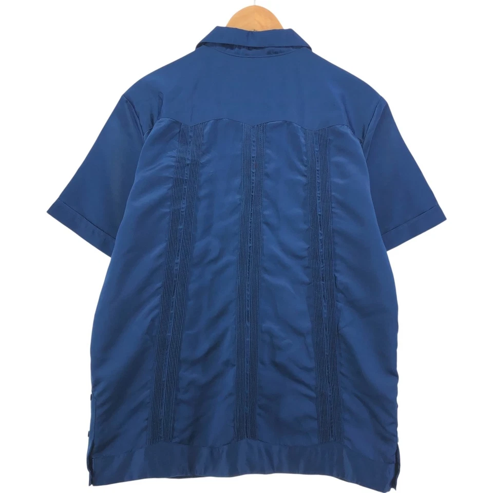 Vintage WEST LINE short-sleeved open-collar Mexican/Cuban box shirt size L (... - Image 2 of 4