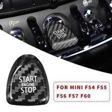 Motor-Start-Taste Aufkleber Kohlefaser für Mini Cooper F54 F55 F56 F57 F60 Auto