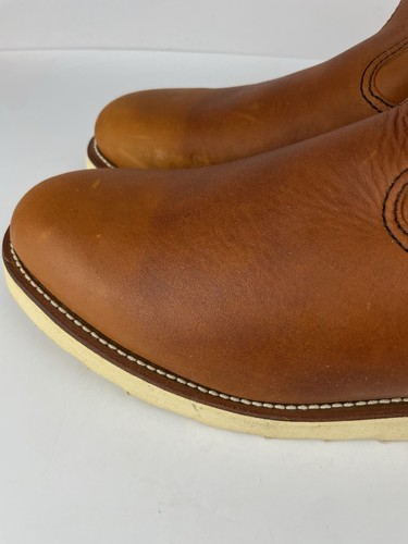 Stivali da lavoro in pelle Red Wing 866 PECOS trazione con cerniera 11,5 D - Foto 4 di 15