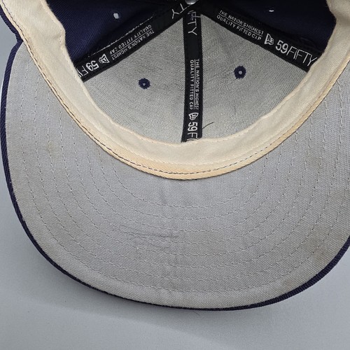 Vintage Milwaukee Brewers MLB New Era 59FIFTY Hat 6 7/8 MADE IN U.S.A. Wool - Picture 8 of 14