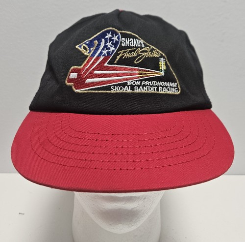 Vintage Don Prudhomme Snake's Final Strike Skoal Bandit Racing schwarz Snapback Cap - Bild 1 von 5