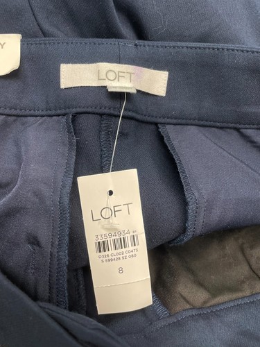 Loft The Sutton Skinny Damengröße 8 marineblau kurvige Hose | neu mit Etikett - Bild 10 von 11