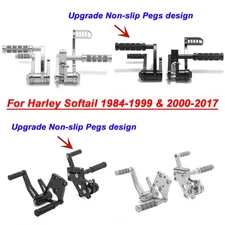 BILLET ALUMINUM FORWARD CONTROLS KIT FOR HARLEY SOFTAIL 1984-1999 & 2000-2017