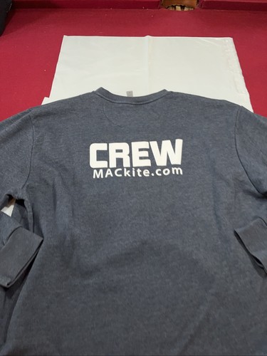 Michigan Great Lakes Blue Sweatshirt Long Sleeve Crew Mackite Grand Haven MI USA - Picture 6 of 11