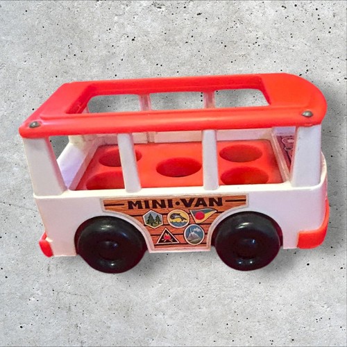 Vintage Fisher-Price Little People Bauernhof Tiere Lot Mini Van Wagen Figuren gemischt - Bild 2 von 12