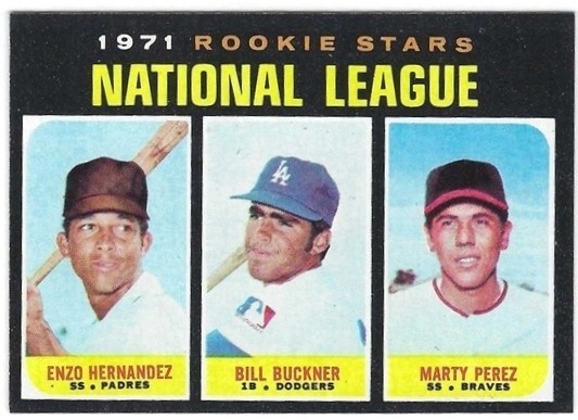 1971 TOPPS BILL BUCKNER ROOKIE/SECOND YEAR CARD #529