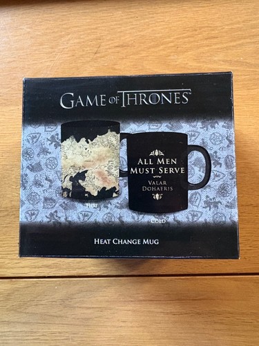 Game Of Thrones Heat Change Tasse mit Box. All Men Must Die /Serve 2017