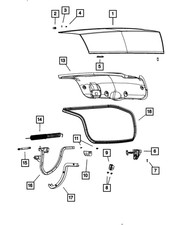 Genuine Mopar Hex Head Bolt And Coned Washer 6104394AA