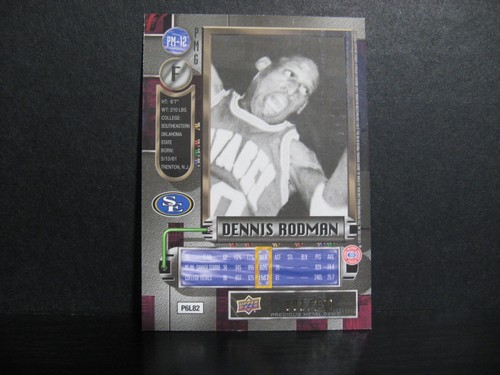 2011-12 UD Metal Universe Dennis Rodman SAVAGES Precious Metal Gems RED 081/150 - Picture 6 of 9