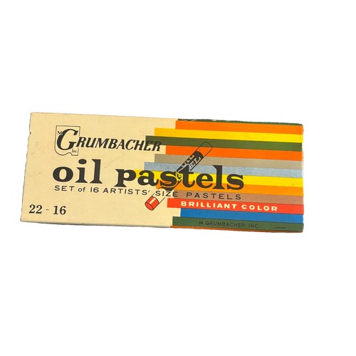 Vintage Grumbacher Ölpastelle 16er Set 22 - 16 Brillante Farbe - Bild 2 von 4