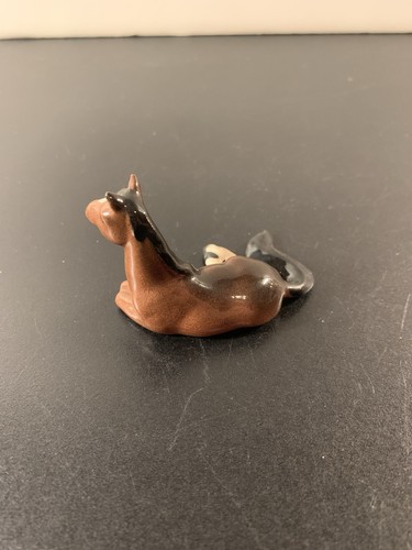 Vtg 1950's Hagen Renaker Miniature Lying Arabian Foal Horse A-049 - Bild 3 von 9