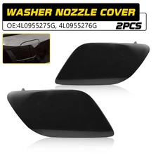 Front Left+Right Car Bumper Headlight Washer Nozzle Cover Cap for Audi Q7 10-15