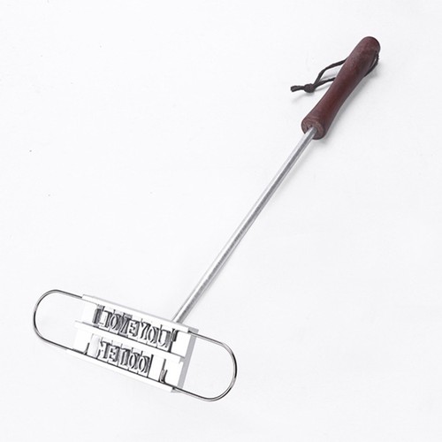 55 Buchstaben Aluminium BBQ Brandeisen Grill Steak Namen Werkzeug zum Grillen - Bild 10 von 11