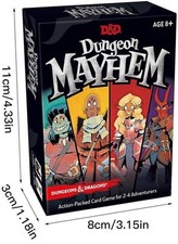 D&D Dungeon Mayhem Card Game Wizards Of The Coast WOC C61640000 Dragons Fast