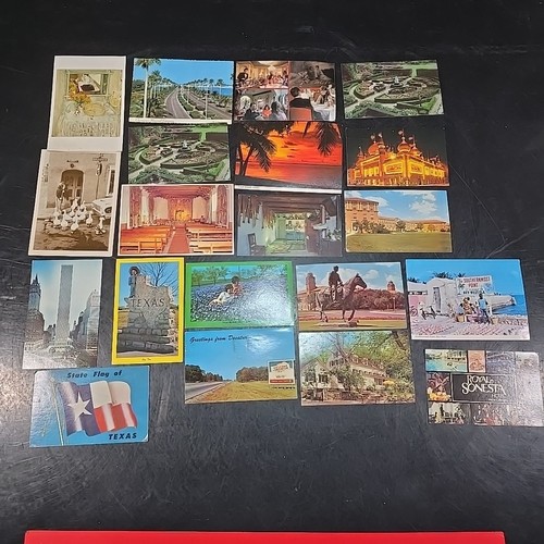 (100) Lote de postales antiguas de colección únicas EE. UU. Disneyland Florida NYC TX 1900-1990 - Imagen 16 de 24