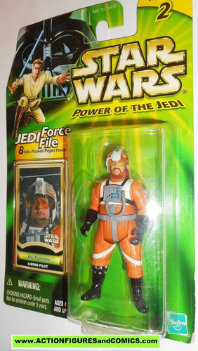 STAR WARS Power of the Jedi X-WING Pilot JEK PORKINS 2000 POTJ moc complete - Picture 2 of 2