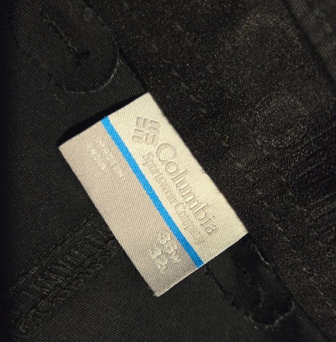 New! Columbia Pants Men's Black Pacific Ridge Active Fit Size 36x32 Zip Pocket - Picture 6 of 13