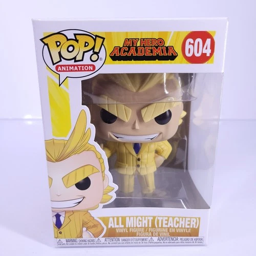 Funko Pop! Animation My Hero Academia All Might (Teacher) #604 MHA Figure NIB