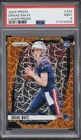 2024 Panini Prizm Lazer Prizm Drake Maye #329 PSA 9 MINT Rookie NE Patriots