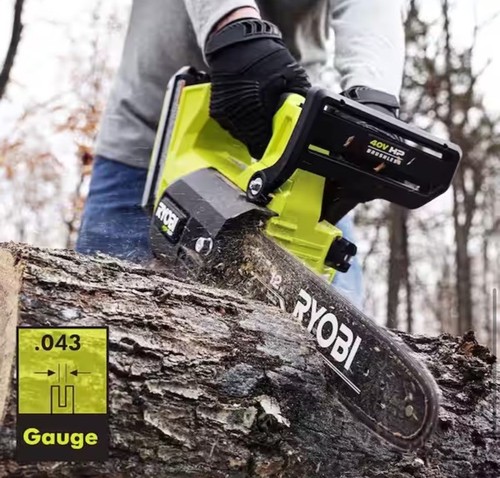RYOBI 12 pulgadas Cadena de motosierra de repuesto calibre 0,043 45 eslabones paquete único RY12C1 - Imagen 3 de 6
