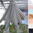 30 feet long Premium Sheer Voile Ceiling Draping Panel Wedding Party Decorations