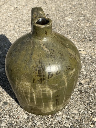 Antique White County Ga Jug Pottery Southern Green 1880s Meaders - Picture 12 of 24