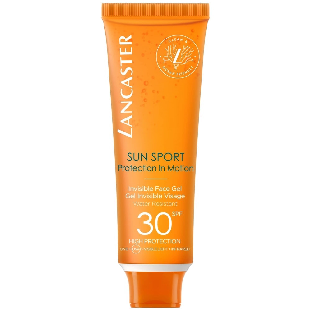 3616302514496 Гель-невидимка для лица Lancaster Sun Sport с защитой от солнца SPF30 для лица с опаловым блеском