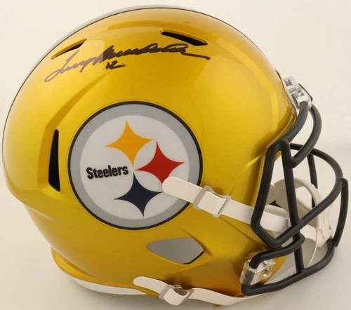 Terry Bradshaw Signed Steelers Full-Size Flash Replica Speed Helmet (Beckett)