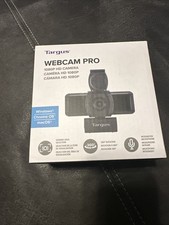 Targus Webcam Pro 1080P HD Camera Integrated Mic AVC041 New