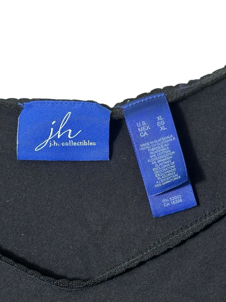 Camiseta sin mangas JH Collectibles para mujer talla extra grande sin mangas cuello redondo Foto 2 de 4