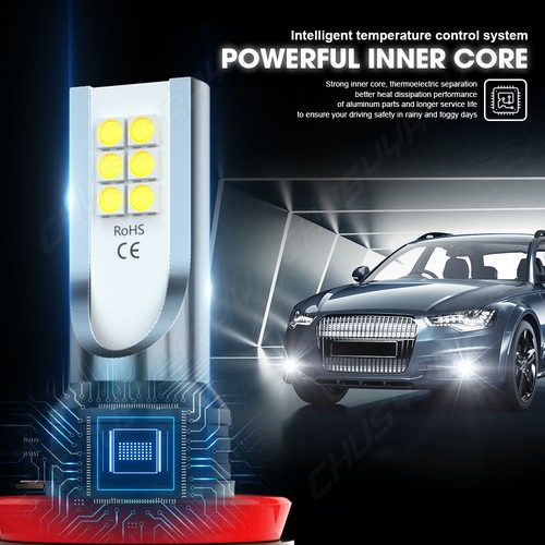 Para For Nissan Murano 2015-2018 Faro LED High Low Bombillas Antiniebla Combo - Picture 14 of 15