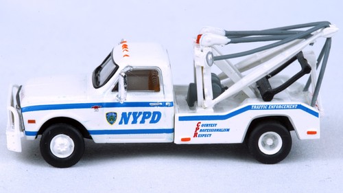 Camión de remolque Chevrolet C30 Brekina 1968 - blanco escala 1NYPD/87 HO #19668 - Imagen 5 de 7