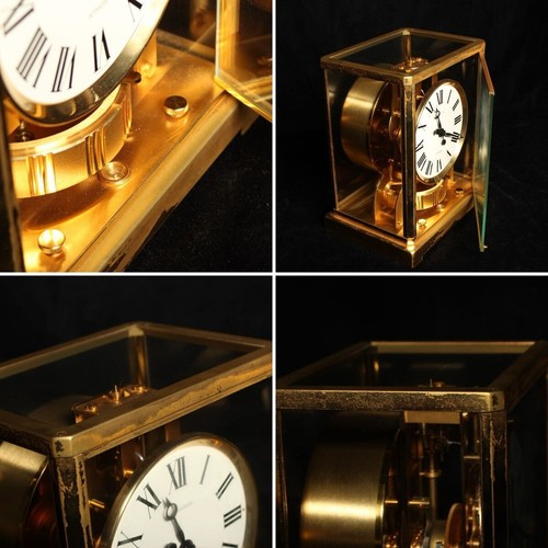 Jaeger LeCoultre Atmos Clock Cal.528-8 Gold Roman Dial Vintage Swiss USED - Picture 9 of 9