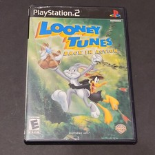 Looney Tunes: Back In Action (Sony Playstation 2) Complete Black Label w/ Manual
