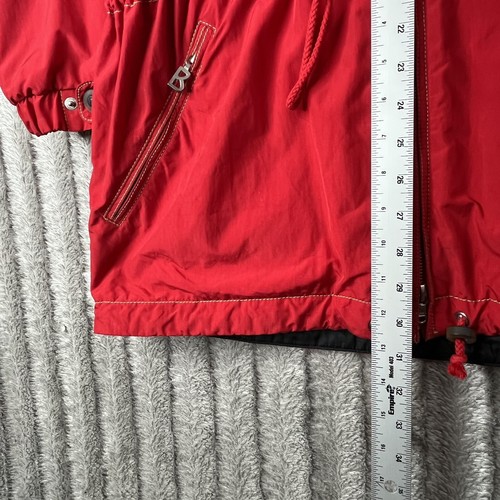 Vintage Bogner Ski Jacket Hooded Red Embroidered Polar Bears Pocketed Women 8-10 - Picture 2 of 16