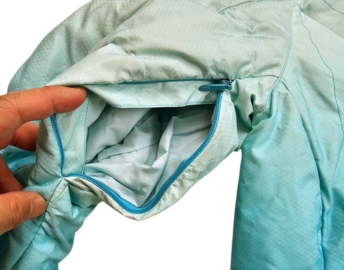 HOT Women's THE NORTH FACE 700 RECCO SKI SPORTS DOWN HOODED PUFFER BLUE Jacket M - Bild 12 von 21