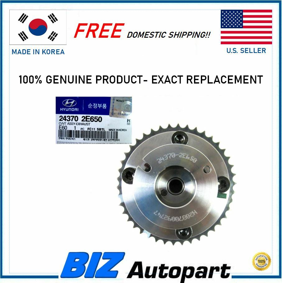F２SPEEDSTER EQUIPE SL 163（ケース付） Genuine Exhaust CVVT Gear Sprocket for 16-21 HYUNDAI 15-20