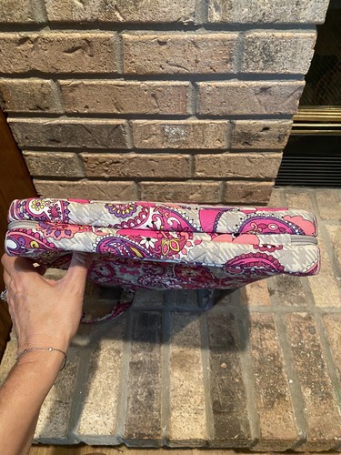 Vera Bradley Paisley Meets karierte Laptop-Reisetasche - Bild 6 von 13
