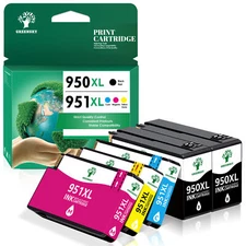 5PK 950XL 951XL Ink Cartridges For HP Officejet Pro 8610 8615 8620 8625 8600