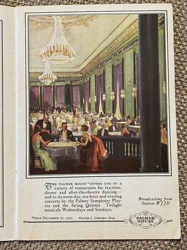 Antikes THEATER Programm WEIHNACHTEN 1925 ART DECO Spielgänger CHICAGO Great Northern - Bild 7 von 19