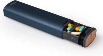 mbarc Pillendose Pillenbox 2.0 - 7 Tage matt blau - Bild 1 von 4
