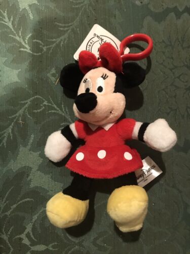 Minnie Mouse NWT Key Chain Backpack Stuffed Plush Disney Parks World - Picture 5 of 8