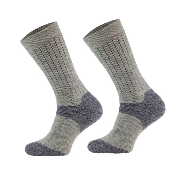 Comodo Wander-Socken Wolle Grau GrößE 35-38-image