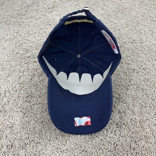 Navy Midshipmen Hat Adjustable Signatures NCAA Blue Gold Arched Logo Dad Cap NOS - Picture 7 of 10