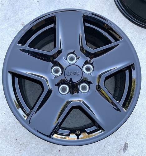 2014 - 2021 Jeep Wrangler Gladiator Wheels 17x7.5 Factory OEM Set of (4) Rims - Picture 5 of 19