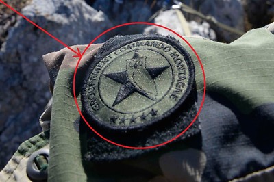 COALITION JSOC JTF HALO SP OPS burdock OD INSIGNIA: GROUPEMENT COMMANDO MONTAGNE