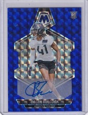 Calen Bullock 2024 Panini Mosaic Blue Prizm Rc Auto (2/99)